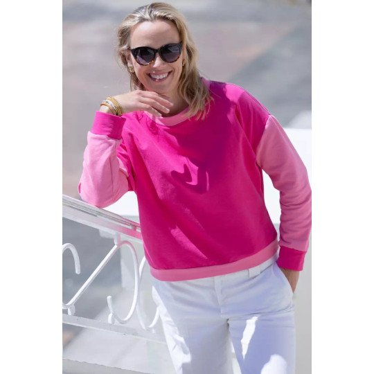 Sweat Bubble-Gum jersey coton GOTS