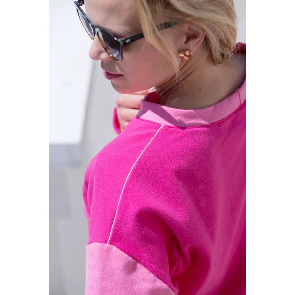 Sweat Bubble-Gum jersey coton GOTS