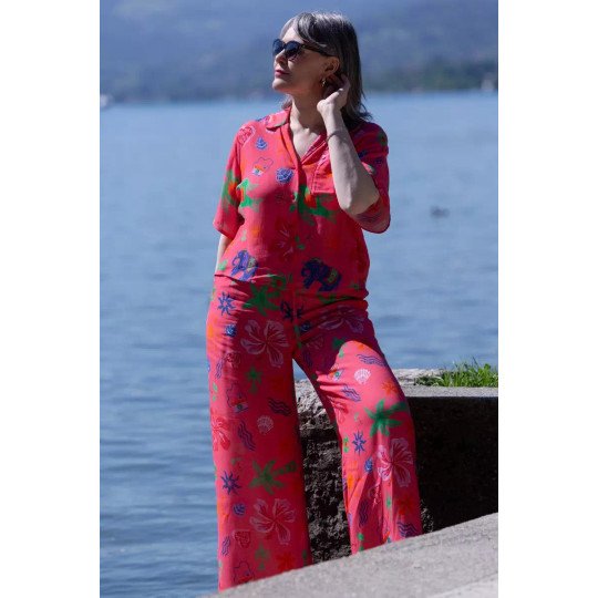 Pantalon Anjali et son motif exclusif En Voyage