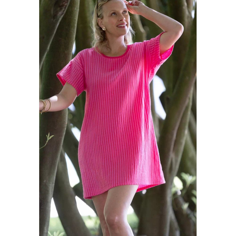 Robe Galia rayures Transat