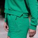 Sweat Alix Vert molleton 100% coton