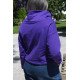 Sweat Vicky Violet molleton 100% coton