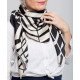 Foulard Lines - Porté en triangle autour du cou