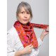 Foulard Flamenco - Satin de viscose Oekotex
