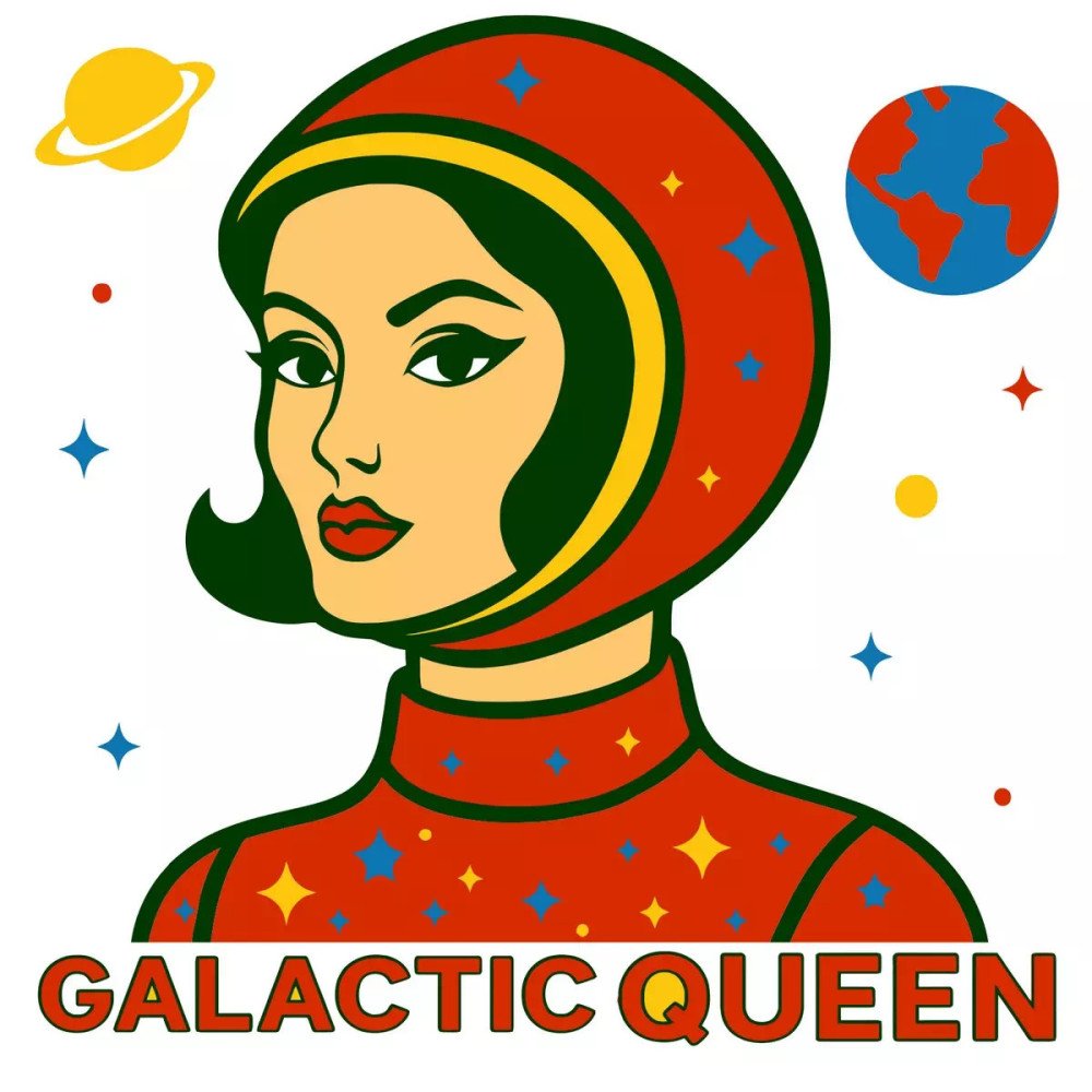 Visuel tee-shirt Galactic Queen