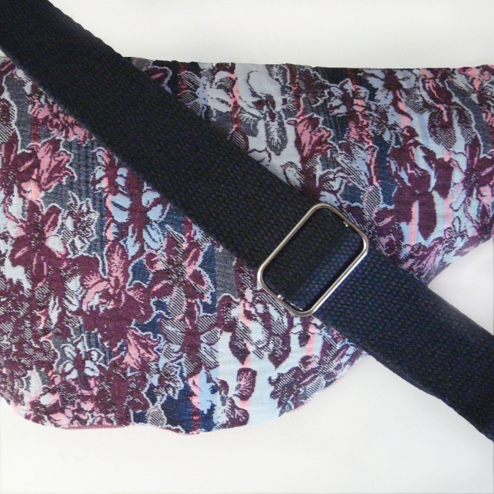 Banane Fanny Jacquard Rose upcyclée | hysteriko