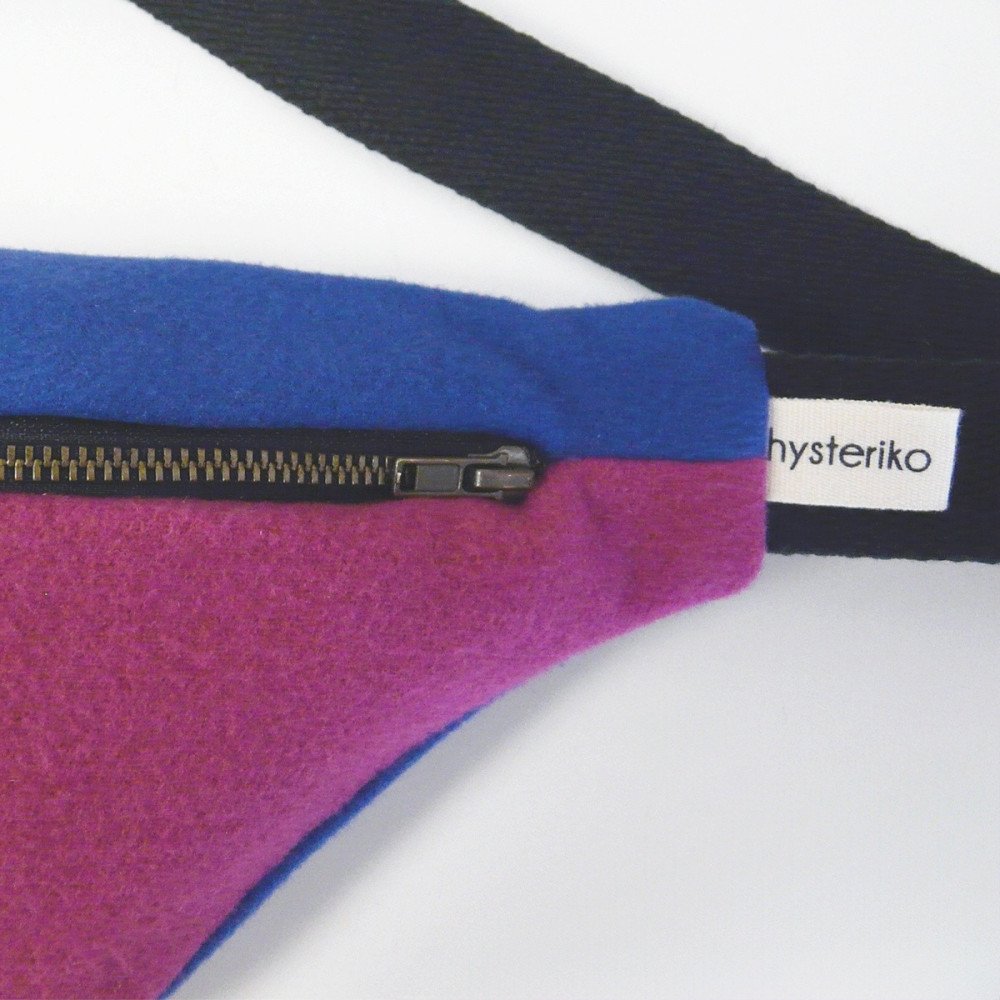 Doublure florale Inde Bleue de la banane Fanny Duo Électrique