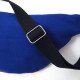 Dos bleu et sangle noire ajustable de la banane Fanny Duo Électrique