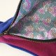 Doublure florale Inde Bleue de la banane Fanny Duo Électrique