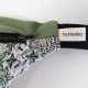 Détail du zip métallique et de l’étiquette hysteriko sur la banane Canopée